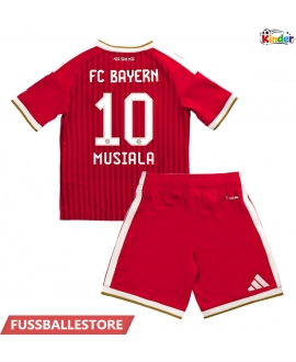 Günstige Bayern Munich Jamal Musiala #10 Heimtrikotsatz Kinder 2026-27 Kurzarm (+ Kurze Hosen)